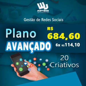 Plano Avançado | 20 Mídias