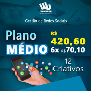 Plano Médio | 12 Mídias